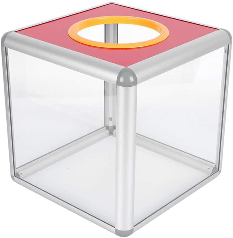 KAFENDA Desktop acrylic donation ballot box for fundraising box/suggestion box (20*20*20) 1 - northernschoolofshiatsu.co.uk