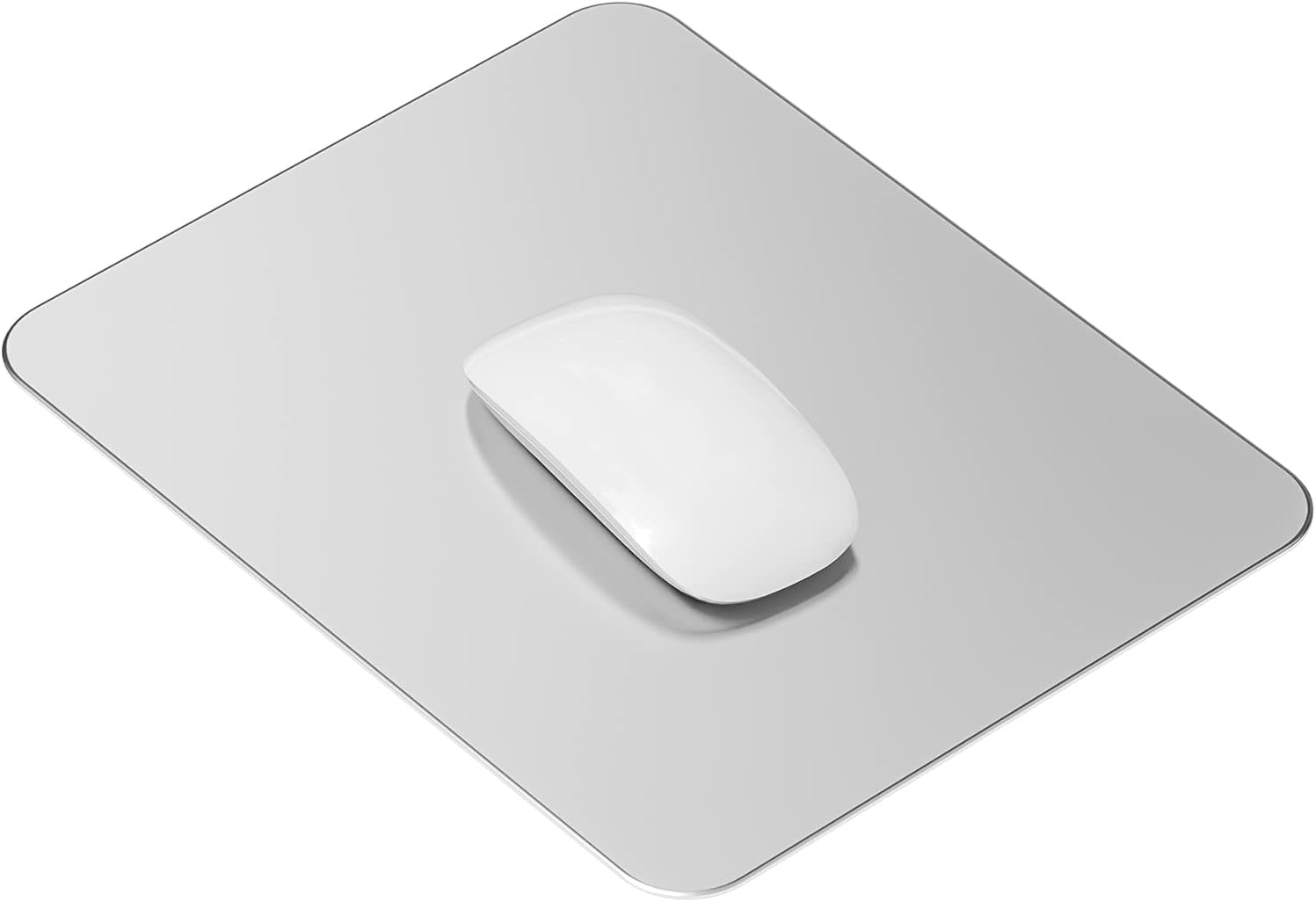 Mouse Pad, Hard Silver Metal Aluminium Mouse Mat, Smooth Thin Dual-Side Waterproof Mouse Pad for Home, Office and Gaming, Fast and Accurate Control, Silver (Medium) 1 415Y2 jVWBL. AC SL1500 - northernschoolofshiatsu.co.uk
