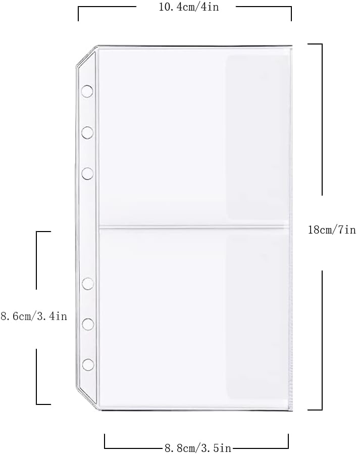6 Pack A6 6 Holes Binder Name Card Holder Plastic Business Card Organizer Binder Coupon Holder Waterproof 6 Holes Card Holder for Personal Organiser (Name Card Holder, A6) 44 417d+7 2JRL. AC SL1200 - northernschoolofshiatsu.co.uk