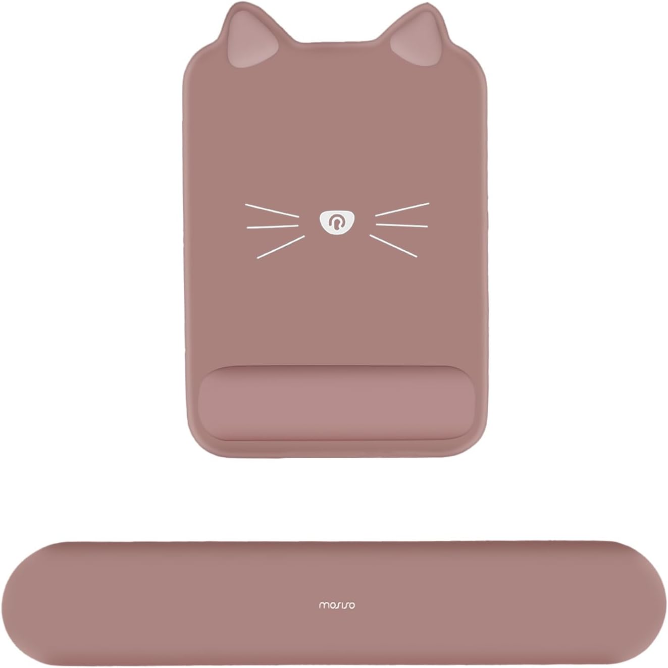 MOSISO Wrist Rest Support for Mouse Pad&Keyboard Set, Cute Cat Ear Shape Ergonomic Mousepad Non-Slip Base Home/Office Pain Relief&Easy Typing Pad with Neoprene Cloth & Raised Memory Foam, Dusty Rose 1 41PVqI9KWsL. AC SL1500 - northernschoolofshiatsu.co.uk