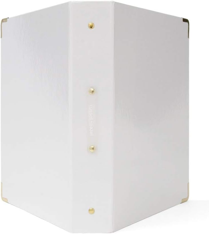 russell+hazel Signature Patent 3-Ring Binder, White, 10.75" x 12", White Binder (36917) 2 41RaMcC8BfL. AC SL1000 - northernschoolofshiatsu.co.uk