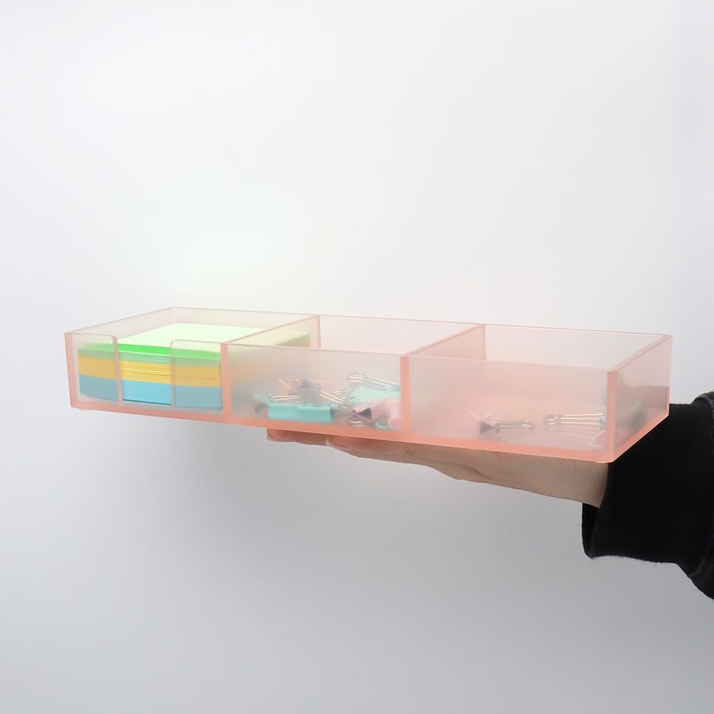 Pink Acrylic Sticky Note Holder 3 Grid Note Pads Storage Containers for Women Office Supplies Desk Accessories Stationary Dorm Room Decor 9 41ffk7GOTqL. AC SL1000 - northernschoolofshiatsu.co.uk