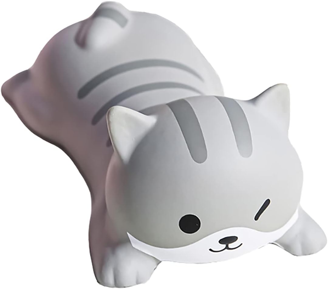 Wrist Rest, Cat Shaped Cute Mouse Pad Wrist Support, Mini Ergonomic Wrist Support, Wrist Rest Pad for Computer Keyboard and Mouse, Office Work and Gaming-Grey 6 - northernschoolofshiatsu.co.uk