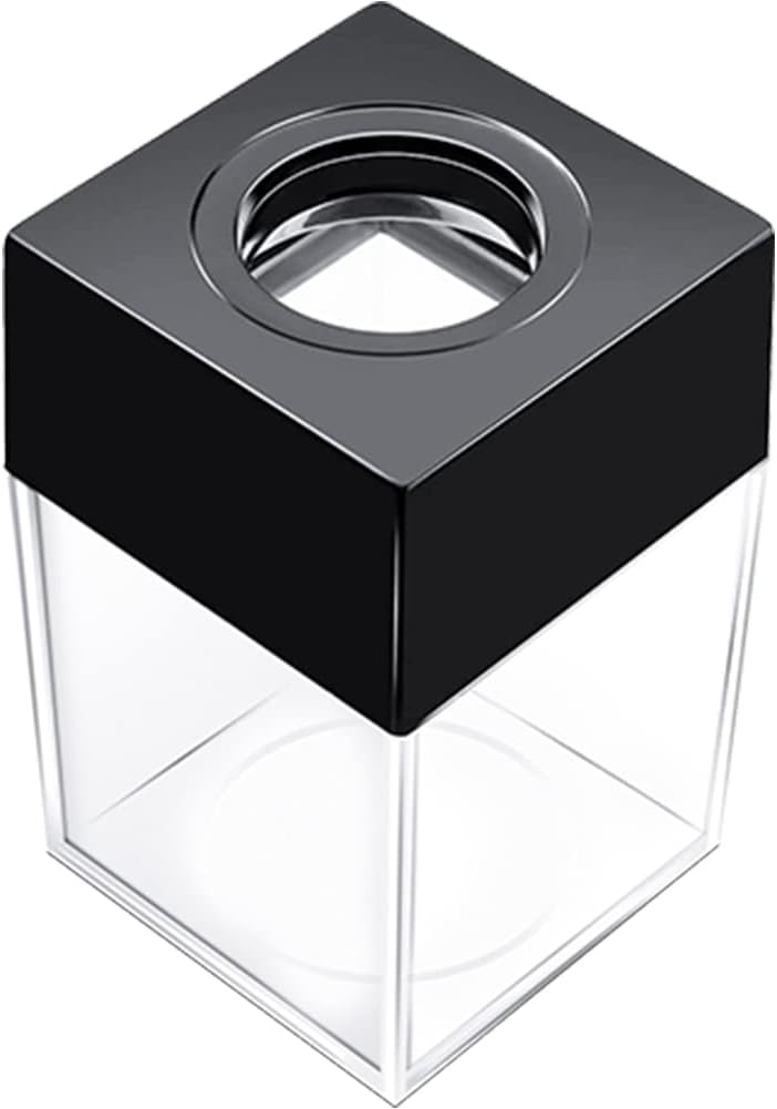 grwanpen® Extra Large Magnetic Paper Cilp Dispenser, 500 Clip Capacity ,Black,1 pack 1 - northernschoolofshiatsu.co.uk