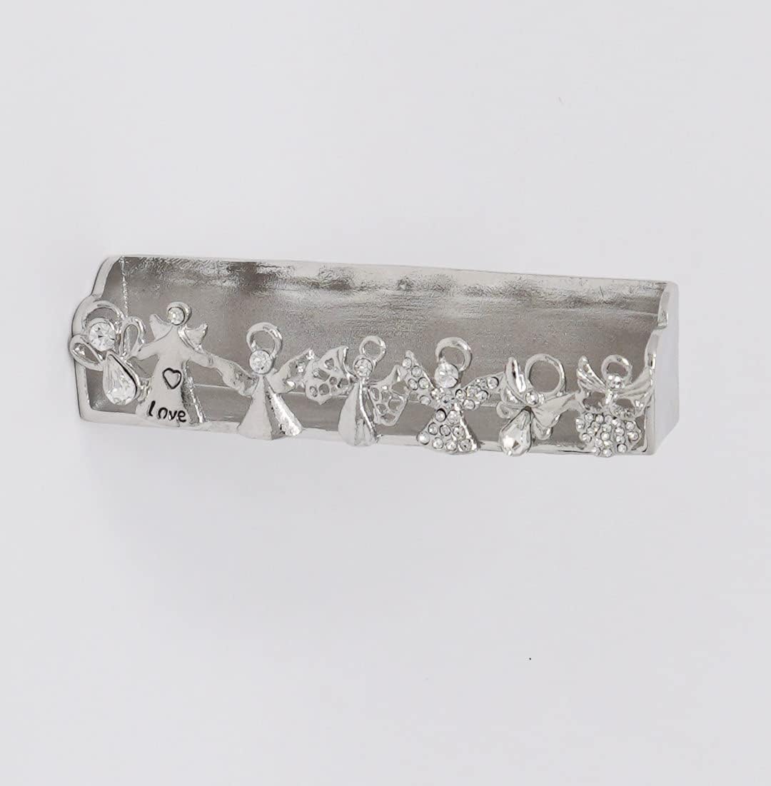 echomerx Loving Angels Business Card Stand Holder Desk for Woman Adult Bejeweled Crystals 8 - northernschoolofshiatsu.co.uk