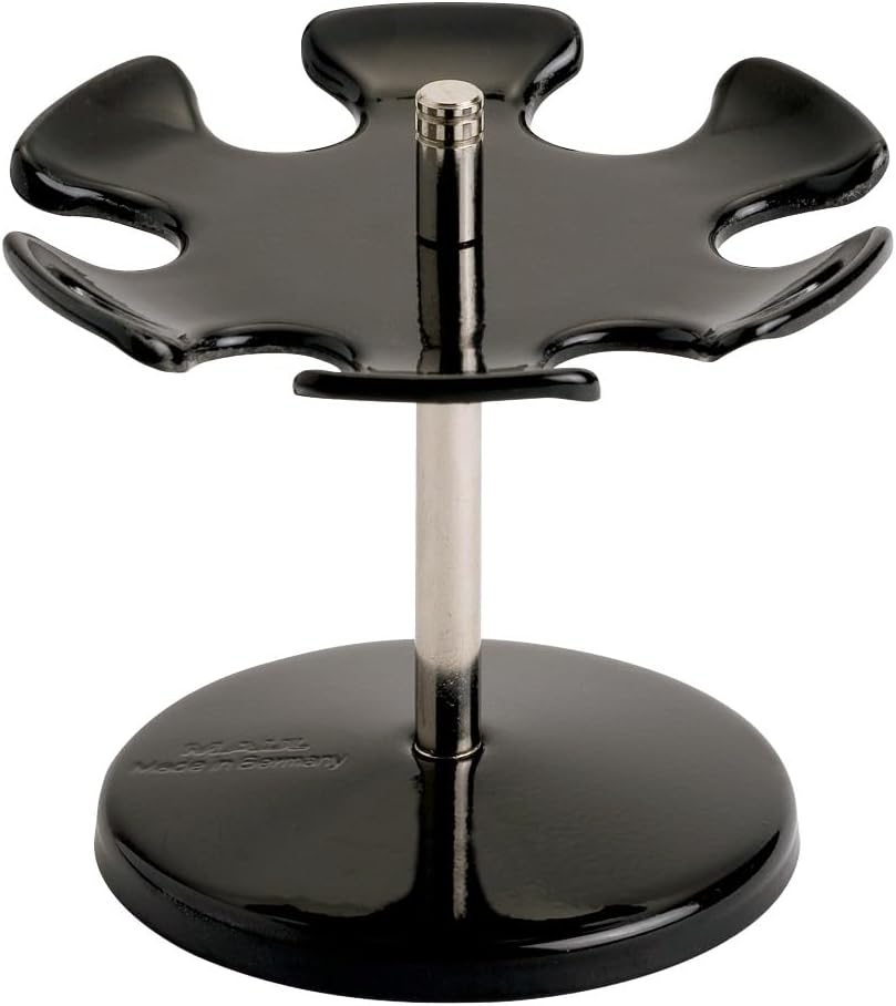 Round Version Premium Stamp Holder Metal Stamp Rack for 12 Stamps - Black 1 - northernschoolofshiatsu.co.uk