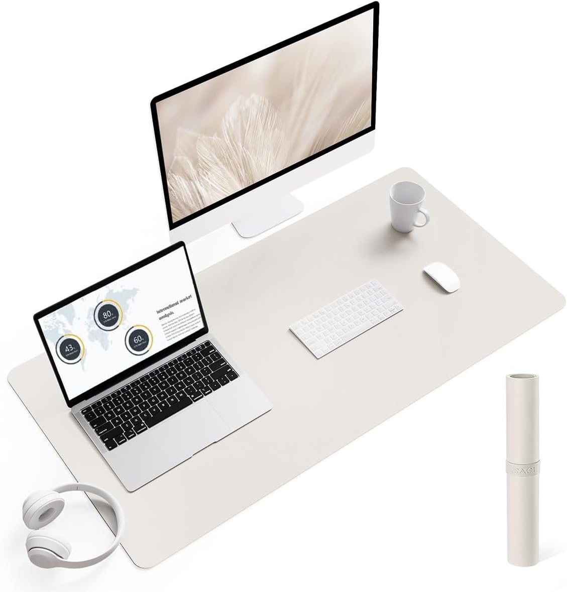 YSAGi Non-Slip Leather Desk Pad, Waterproof Laptop Computer Desk Keyboard Mat, Table Protector Blotter Mat, Large Mouse Pad for Office/Work/Home/Decor(Pink, 23.6" x 13.7") 216 5142lEVuBDL. AC SL1200 - northernschoolofshiatsu.co.uk