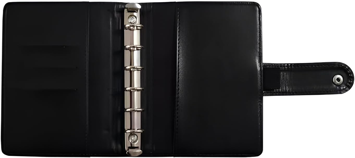 A5 6 Ring Binder Cover Crocodile - Large PU Leather Notebook Binder with Hidden Snap Buckle, Refillable Budget Planner, Beige 18 515 a4kR0LL. AC SL1500 - northernschoolofshiatsu.co.uk