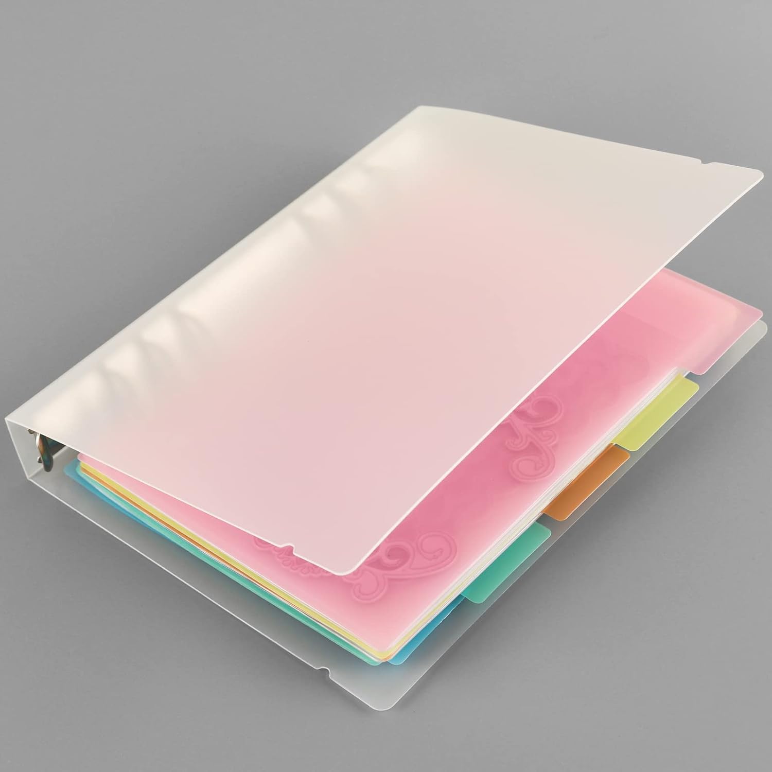 Briartw 3 Pcs A5 6 Ring Binder for Home Office School Supply,1'' Round-Ring Storage Book Binder,Storage Folder,Holds Up to 8x5.7 for Paper,Documents and Page Protectors Pockets 8 515cZR1amIL. AC SL1500 - northernschoolofshiatsu.co.uk