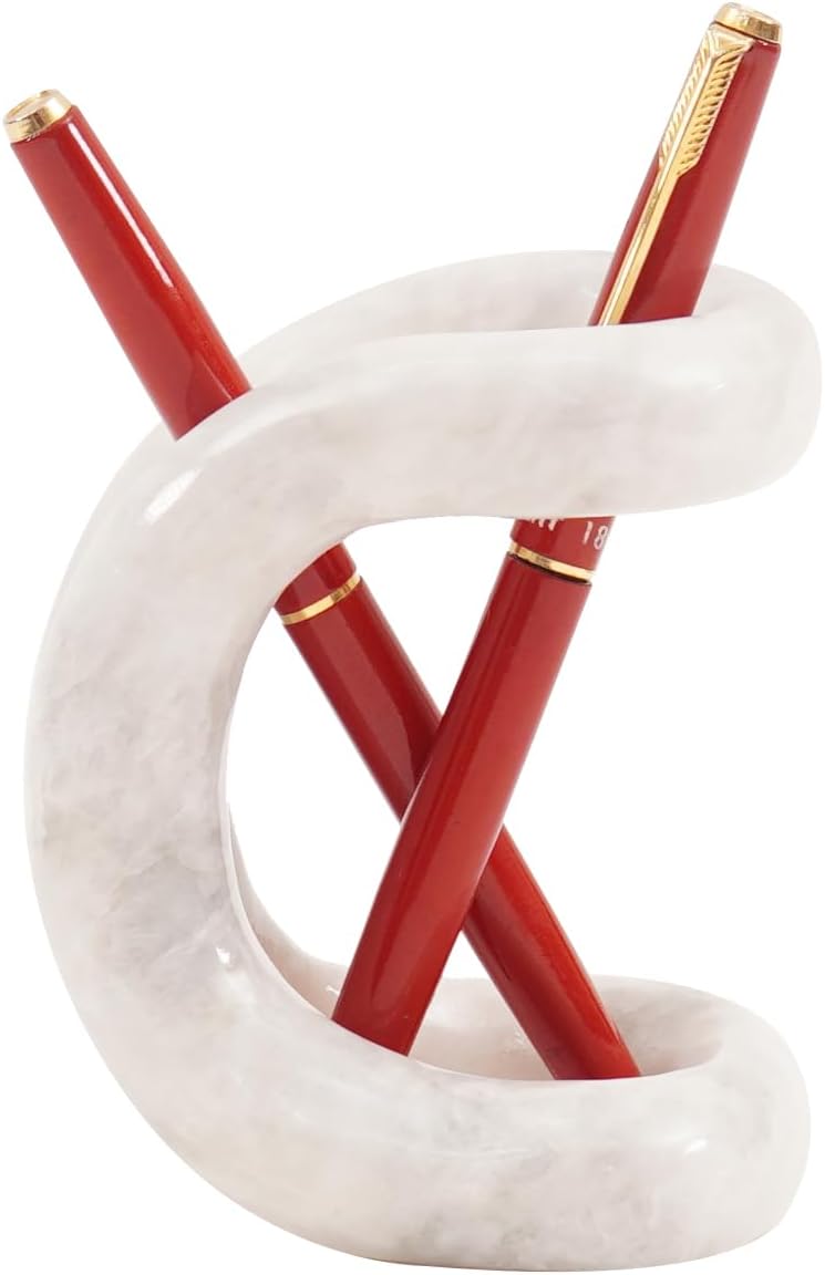 Marble Pen Holder for Desk 4 Inch Handmade White Pencil Holder for Desk, Office, Makeup Brushes, Stone Pen Desks Oragnzier, Marble Toothbrush Holder 1 517a2c2rOqL. AC SL1254 - northernschoolofshiatsu.co.uk