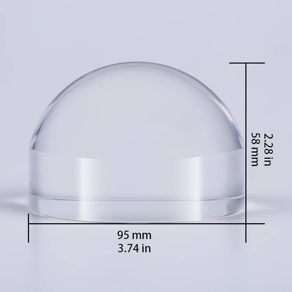 4 Inch Acrylic Paperweight Reading Magnifying Glass/Dome Magnifier/Paperweight Optical Half Ball Lens (95mm) 2 518cZOrUqNL. AC SL1001 - northernschoolofshiatsu.co.uk