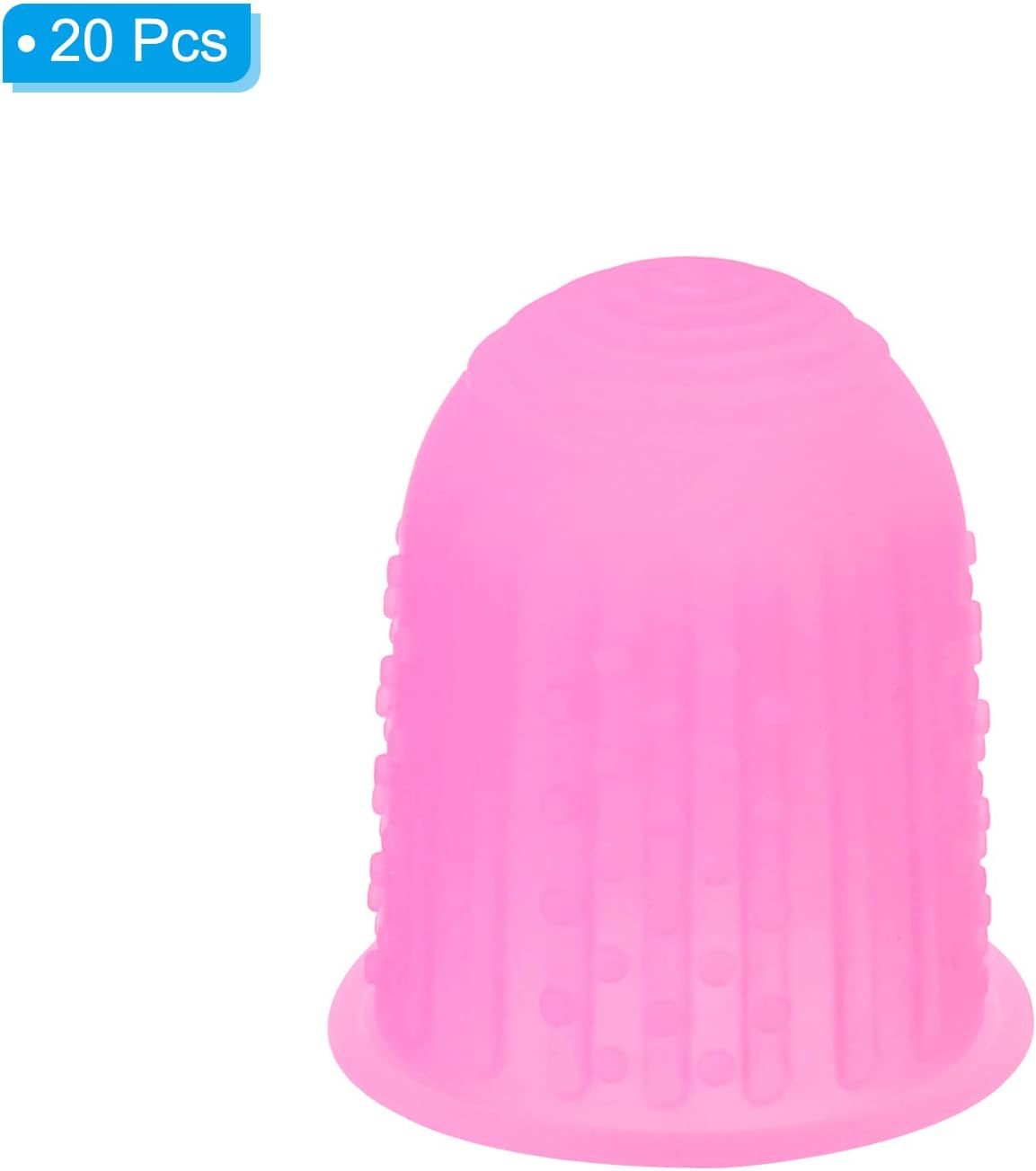 PATIKIL 0.59 Inch Rubber Finger Tips, 20 Pack Silicone Thumb Fingertip Protector Covers Guard Pads Thimble for Office Counting Sorting Sewing, Pink Small Size 8 51BfGqhwY7L. AC SL1500 - northernschoolofshiatsu.co.uk