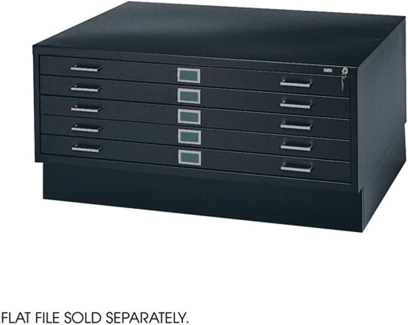 Safco Products 4975GR Flat File High Base for 5-Drawer 4994GRR Flat File, Sold Separately, Gray 25 - northernschoolofshiatsu.co.uk