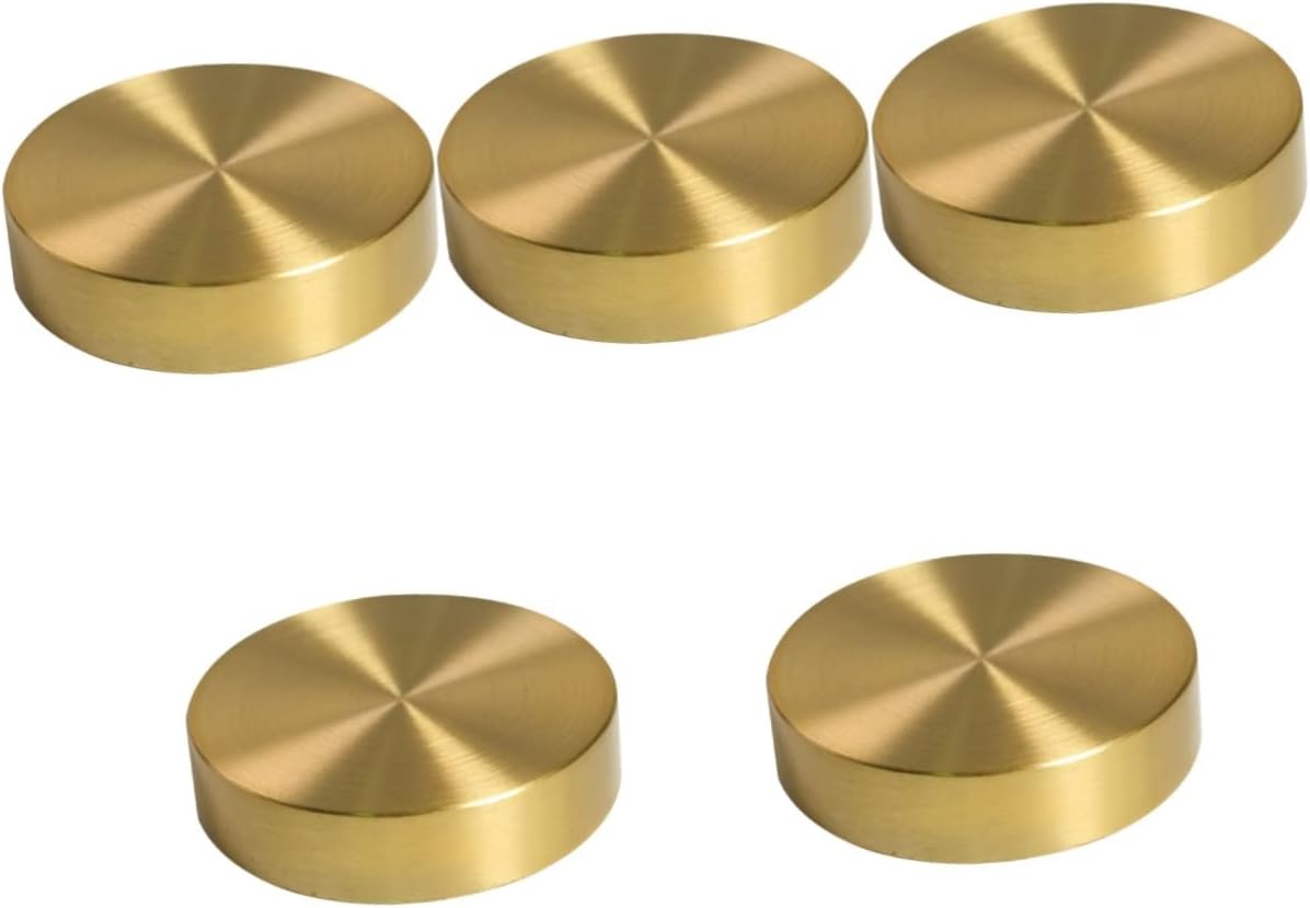 NUOBESTY 5Pcs Chinese Calligraphy Paperweight Solid Brass Round Block Holding Paper Flat Golden Desktop 10 51CleYEzMwL. AC SL1282 - northernschoolofshiatsu.co.uk