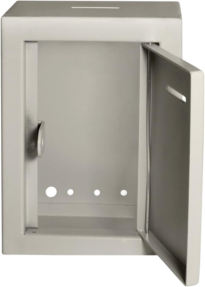 Metal Donation Box Charity Steel Collection Box Office Suggestion Box Secure Box With Top Slot and Lock with Keys Wall Mount with pre drilled holes 10x6x2.5" waterproof mailbox for Home Office(Gray) 42 51Echq54hfL. AC SL1000 - northernschoolofshiatsu.co.uk
