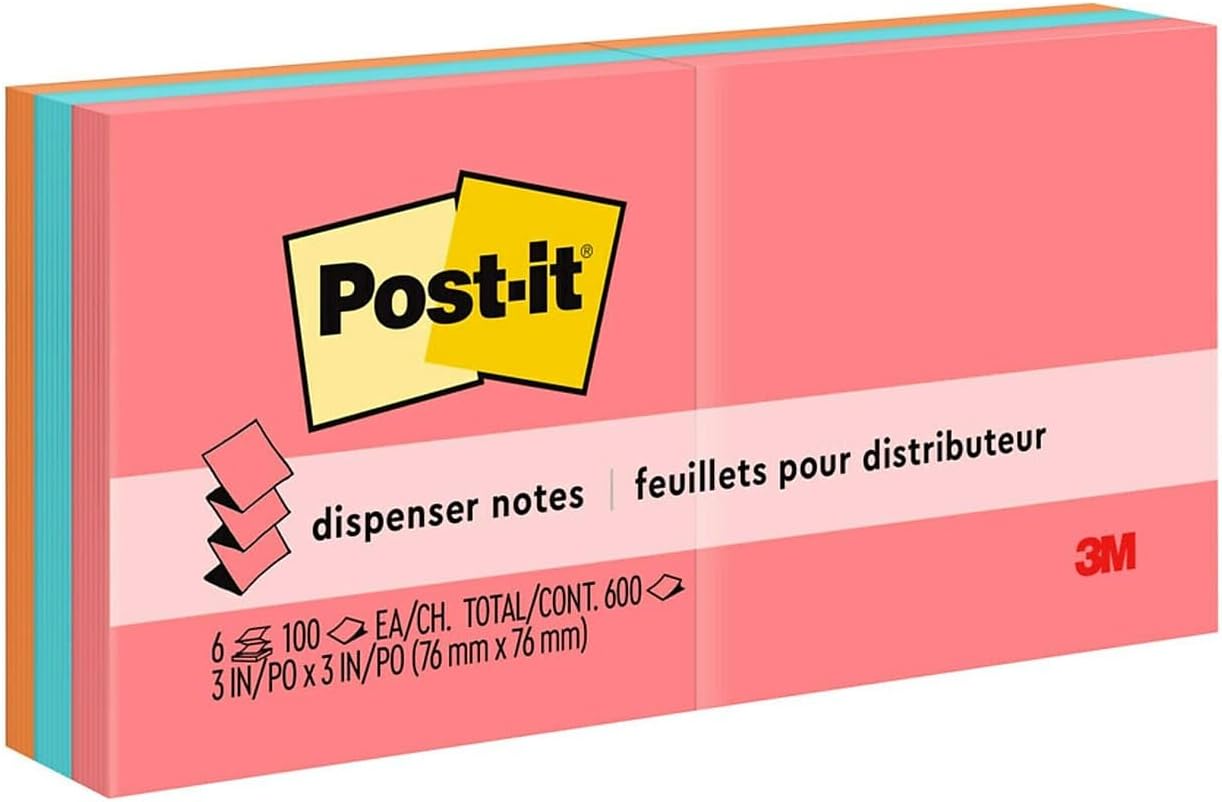 3M Post-it(R) Pop-up Note Dispenser For 3in. x 3in. Notes, Black 2 51GjldNRitL. AC SL1500 - northernschoolofshiatsu.co.uk