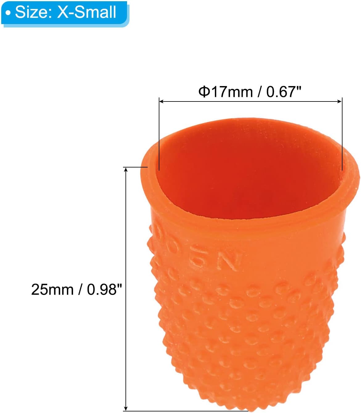 PATIKIL 0.71x1.14 Inch Rubber Finger Tips, 20 Pack Silicone Thumb Fingertip Protector Covers Guard Pads Thimble Grips for Office Counting Sewing, Blue Medium Size 32 51Hb5szdYXL. AC SL1500 - northernschoolofshiatsu.co.uk