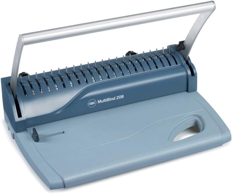 GBC MultiBind 208 Multifunctional Binder, 8 Sheet Punch Capacity, 125 Sheet Binding Capacity, A4, Blue, 4400110 2 51HfcJNJAvL. AC SL1000 - northernschoolofshiatsu.co.uk
