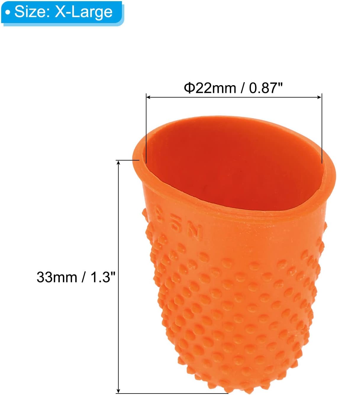PATIKIL 0.71x1.14 Inch Rubber Finger Tips, 20 Pack Silicone Thumb Fingertip Protector Covers Guard Pads Thimble Grips for Office Counting Sewing, Blue Medium Size 27 51JXcAzbIlL. AC SL1500 - northernschoolofshiatsu.co.uk