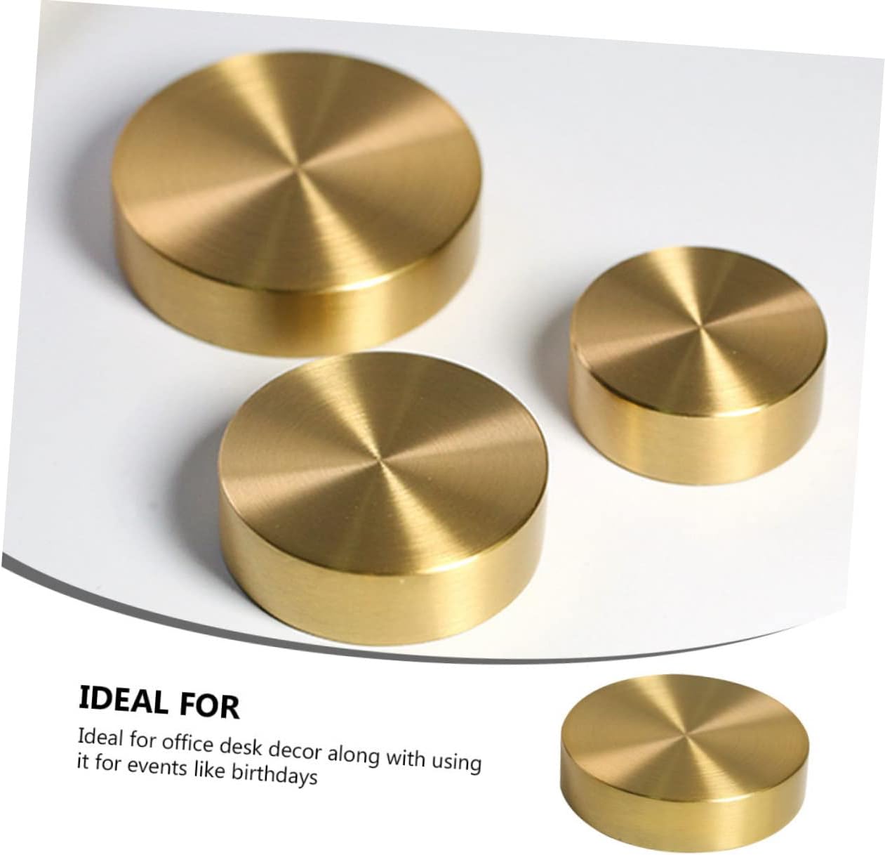 NUOBESTY 5Pcs Chinese Calligraphy Paperweight Solid Brass Round Block Holding Paper Flat Golden Desktop 11 51K3DLbBHeL. AC SL1286 - northernschoolofshiatsu.co.uk