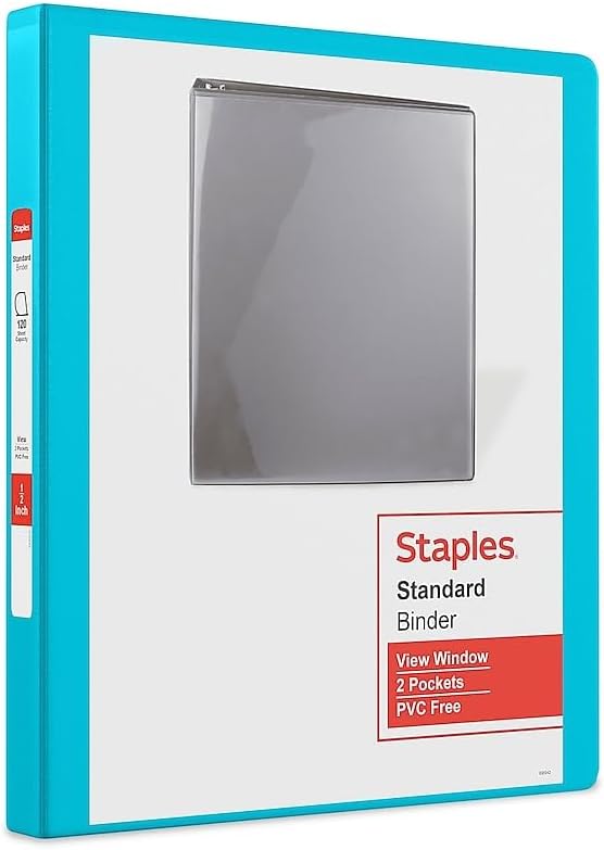 Staples 82648 Standard 1 1/2-Inch 3-Ring View Binder Orange (26442-Cc) 120 - northernschoolofshiatsu.co.uk