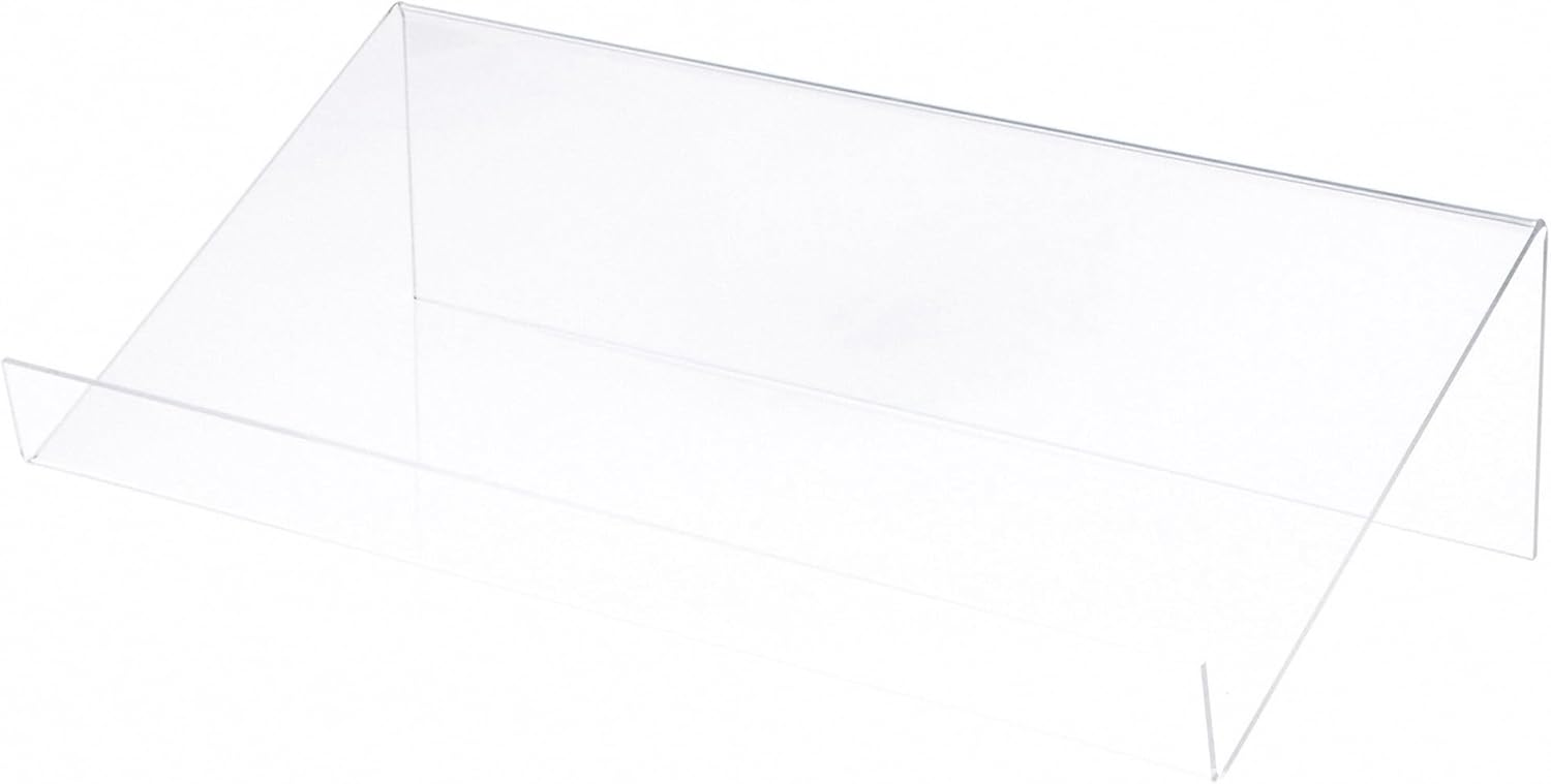 Plymor Clear Acrylic Slightly Elevated Book Display Stand with 1.5" Ledge, 12" W x 9" D x 4.5" H 1 51METor9MwL. AC SL1500 - northernschoolofshiatsu.co.uk