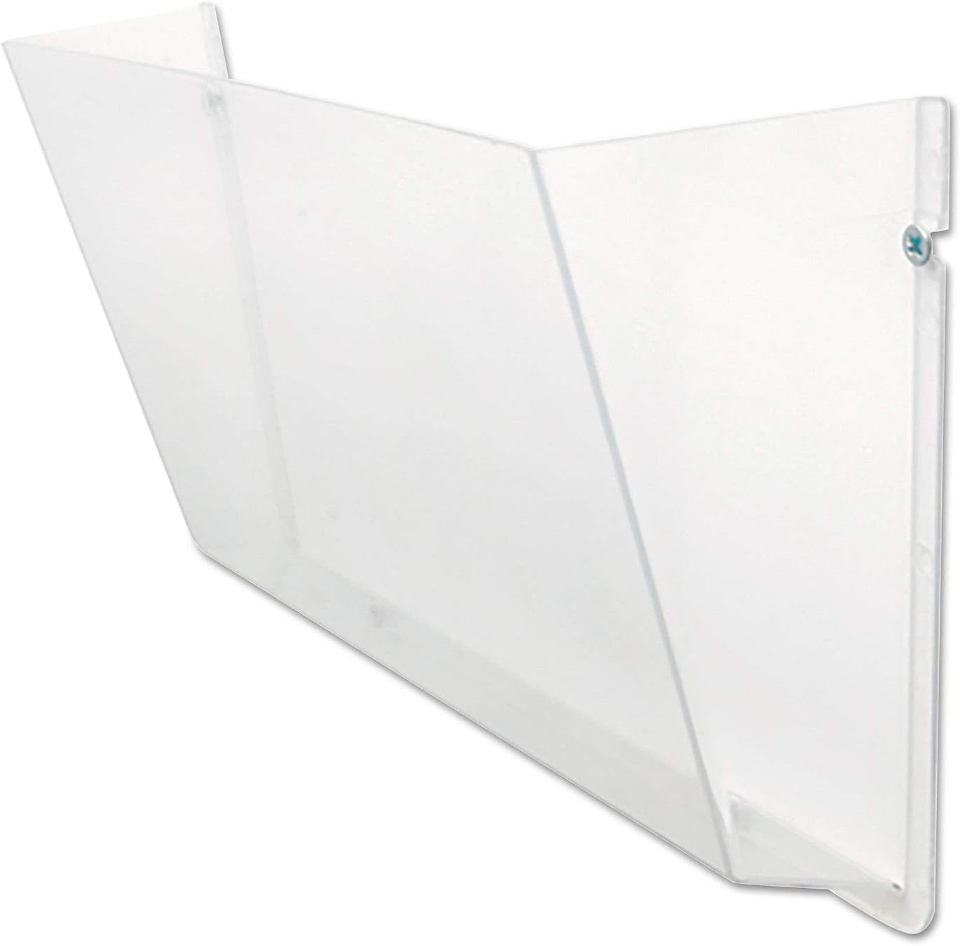Deflecto 63201 Unbrkbl Wall Pocket, Letter, Single, 14-1/2-Inch x3-Inch x6-1/2-Inch, CL 8 - northernschoolofshiatsu.co.uk