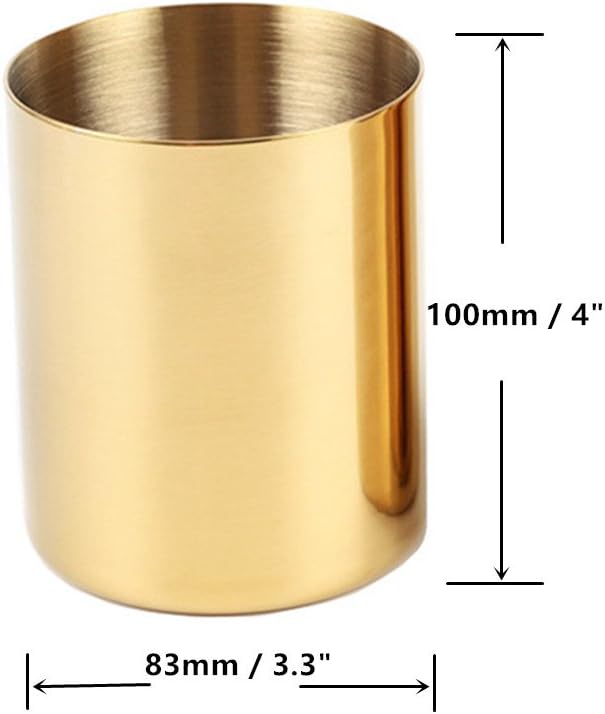 MEI YI TIAN Gold Pen Holder Glossy Stainless Steel Pencil Cup for Home Office Desk Organizers Multi Use Makeup Brush Holder Flower Vase Mini Pot Decor 2 51MOASy3KhL. AC SL1000 - northernschoolofshiatsu.co.uk