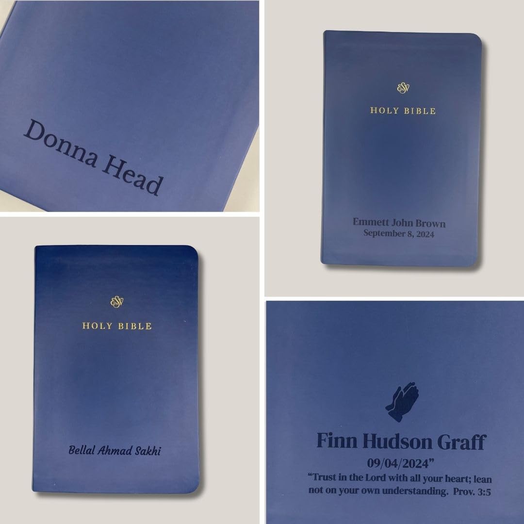Personalized ESV Thinline Bible Faux Leather Medium Print Size with Royal Lion Design | Custom with Name, Date or Text | Gift for Christian & Religious Celebrations | Brown 3 51NDpGzbNqL. AC SL1080 - northernschoolofshiatsu.co.uk