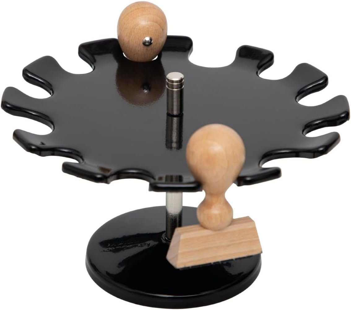 Round Version Premium Stamp Holder Metal Stamp Rack for 12 Stamps - Black 17 51NPQ7iKvfL. AC SL1345 - northernschoolofshiatsu.co.uk