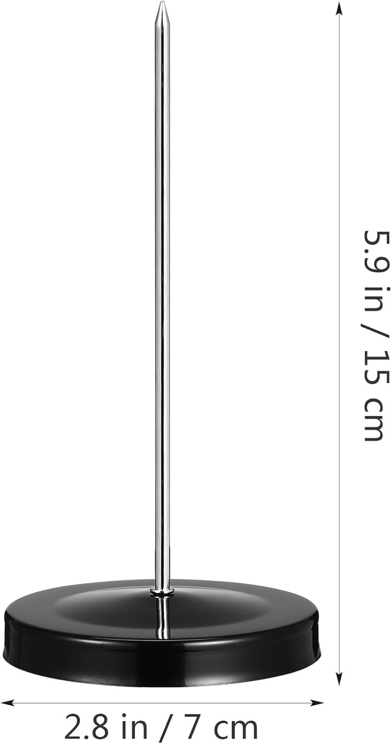 STOBOK Desk Paper Spike, Stainless Steel Receipt Holder, Memo Holder Receipts Check Spindle Spike 9 51QWO9ustSL. AC SL1500 - northernschoolofshiatsu.co.uk