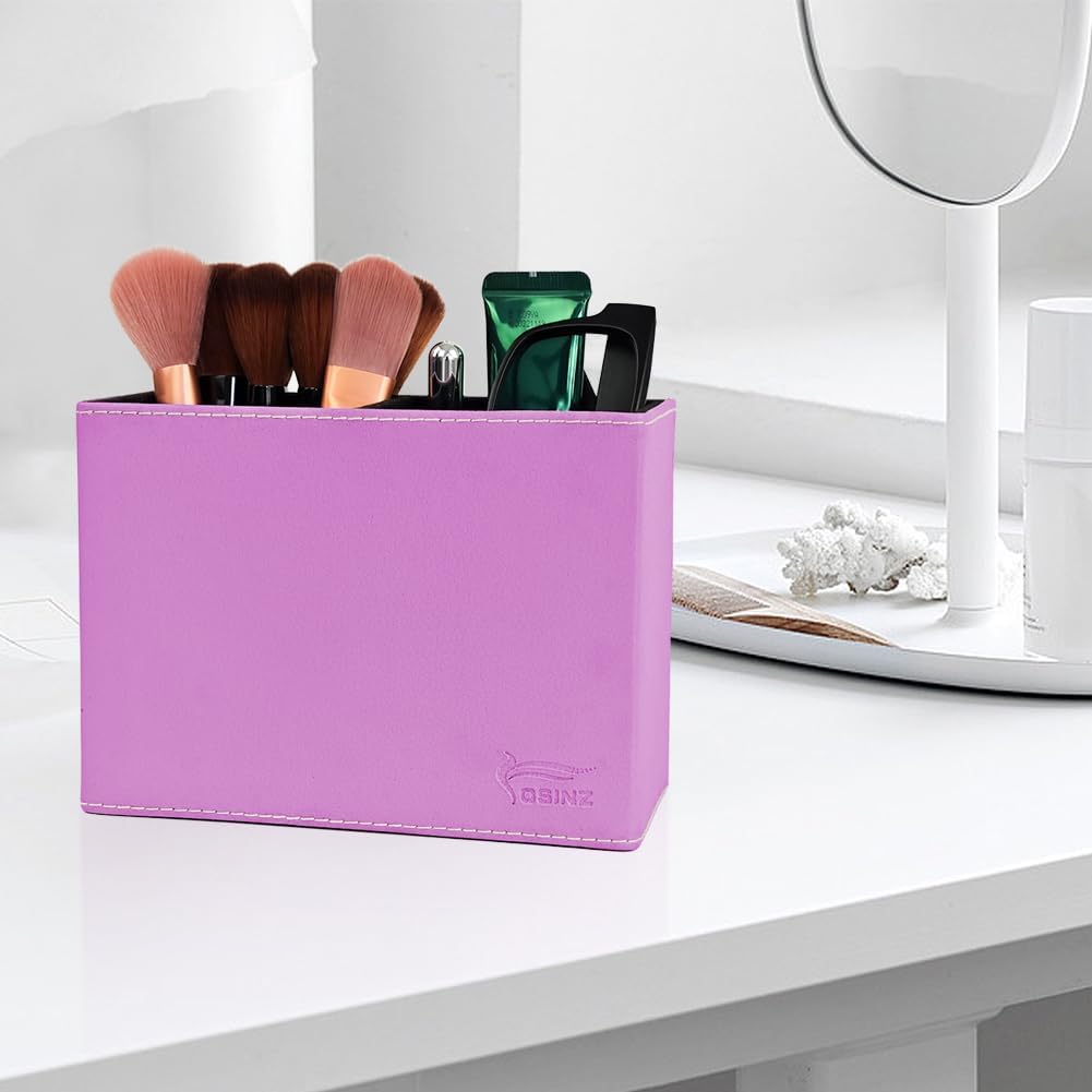 Pen Pencil Holder Cup Container PU Leather Desk Organizer Stand Decor Brush Scissor Holder Decoration Office Desk Home School (3.3" x 3.3" x 4", Black) 68 51V+qvv7r4L. AC SL1001 - northernschoolofshiatsu.co.uk