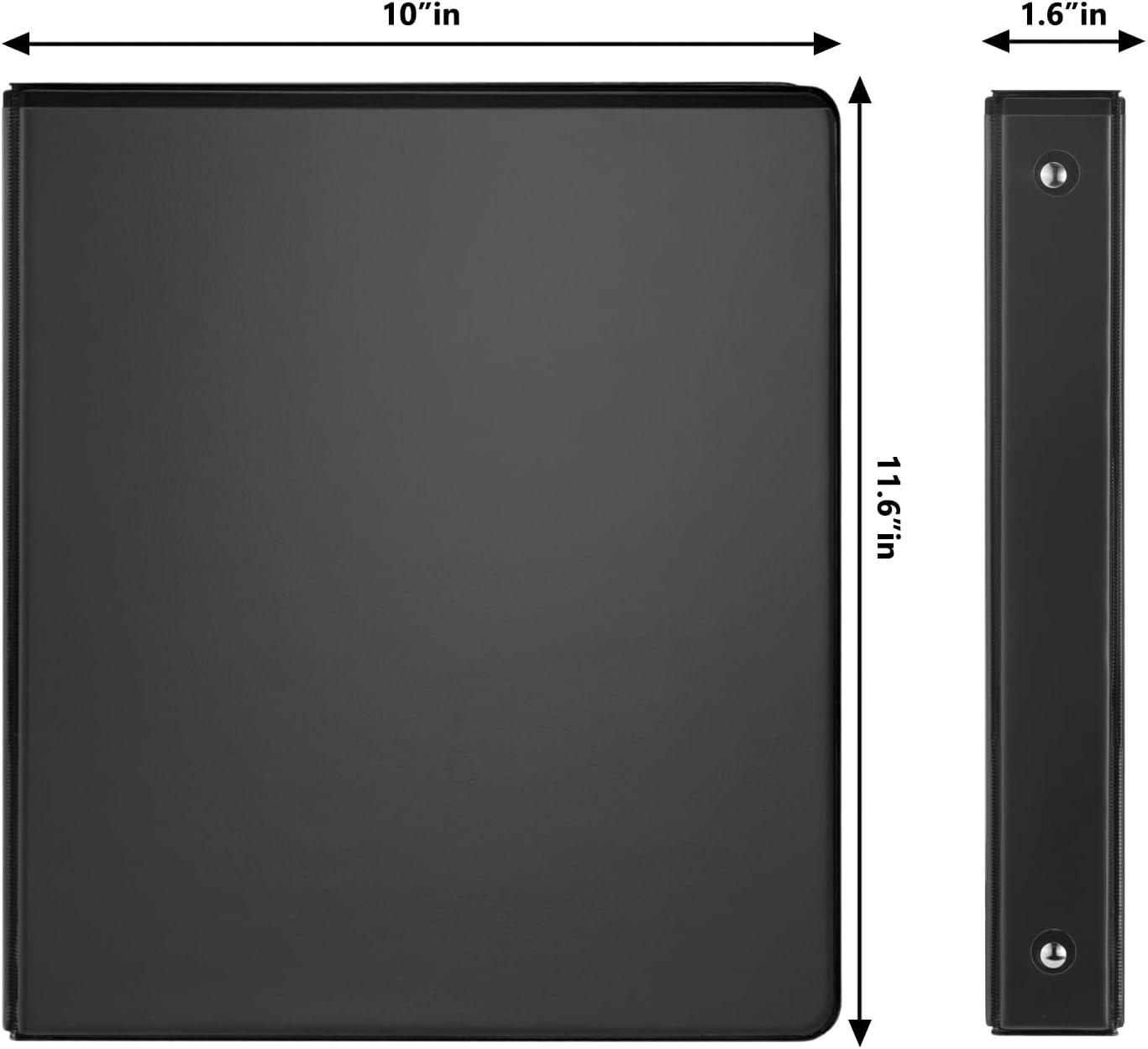 COMIX Sturdy 3 Ring Binder 0.5 inch with Clear View Cover, 1/2" Round Ring View Binder, PVC-Free, 100 Sheets Capacity of US Letter Size Paper, Office & School Supplies, 12 Pack (White) 3 51VcIqUmFaL. AC SL1500 - northernschoolofshiatsu.co.uk