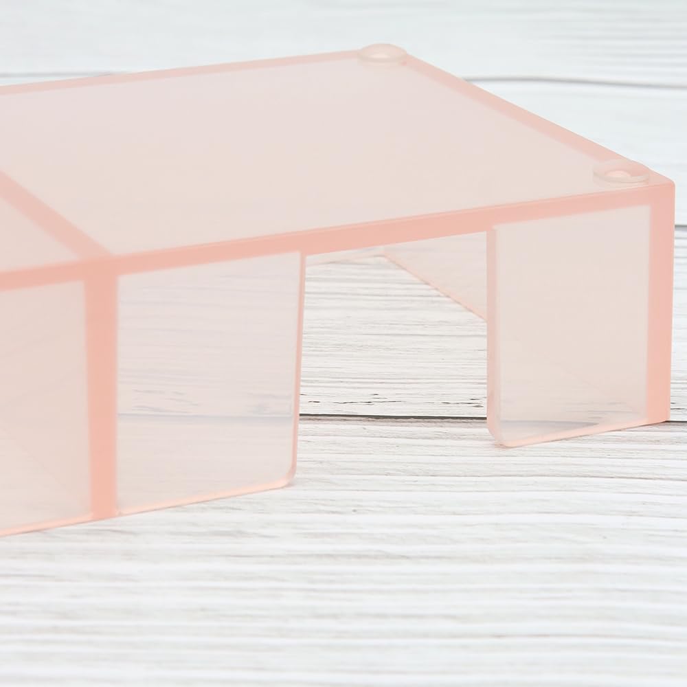Pink Acrylic Sticky Note Holder 3 Grid Note Pads Storage Containers for Women Office Supplies Desk Accessories Stationary Dorm Room Decor 6 51WYlECr9VL. AC SL1000 - northernschoolofshiatsu.co.uk