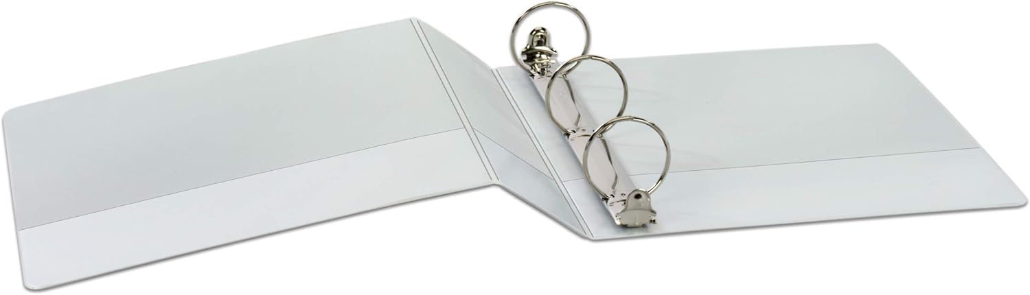 Cardinal Economy 3 Ring Binder, Binders for School and Office, Durable 3 Inch, Presentation View, White, Holds 625 Sheets, Nonstick, PVC Free, 2 Pack of Binders (79530) 5 51YaCTt7wmL. AC SL1500 - northernschoolofshiatsu.co.uk