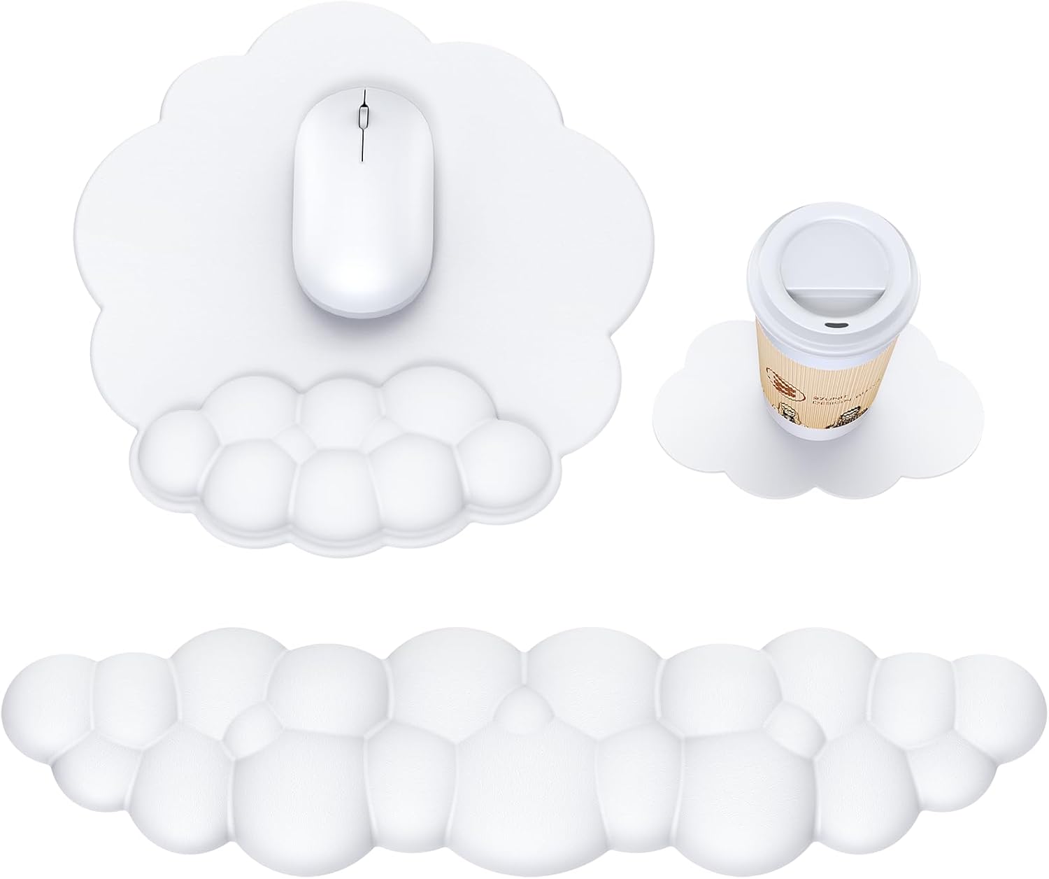 Cloud Mouse Pad with Wrist Rest, Cloud Keyboard Wrist Rest, Wrist Rest for Computer Keyboard, Cloud Mouse Pad Wrist Support, Ergonomic Cloud Keyboard Mouse Wrist Support (White), 17inch, MEAJ3 1 51ZHjzRs8WL. AC SL1500 - northernschoolofshiatsu.co.uk
