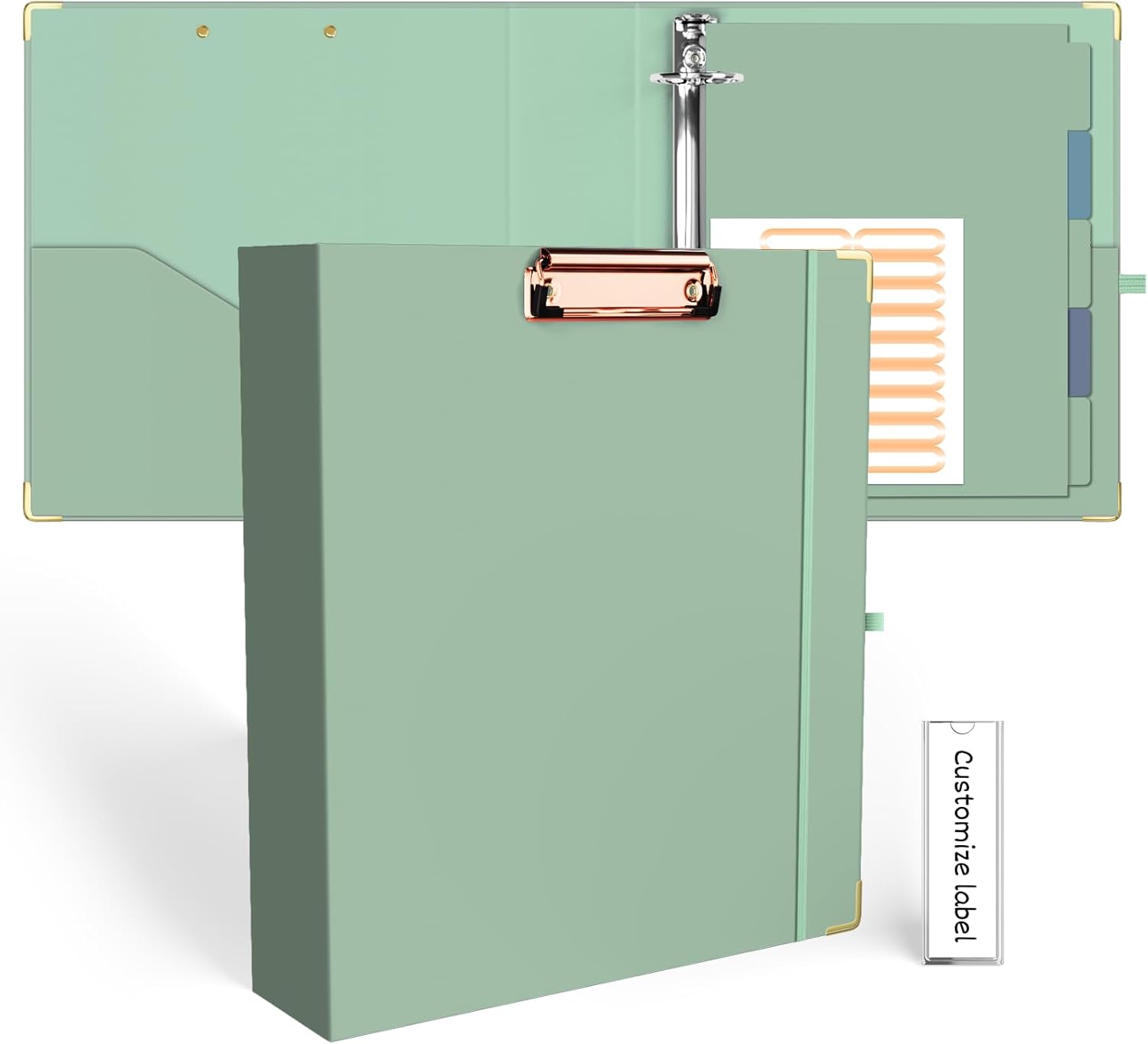 2 Inch 3 Ring Binders for Letter-Size 11" x 8.5" with 5-Tab Dividers and Low Profile Clipboards Three Ring Binder for School Class Office Supplies, Rose Floar 45 51bRN6VW5vL. AC SL1500 - northernschoolofshiatsu.co.uk