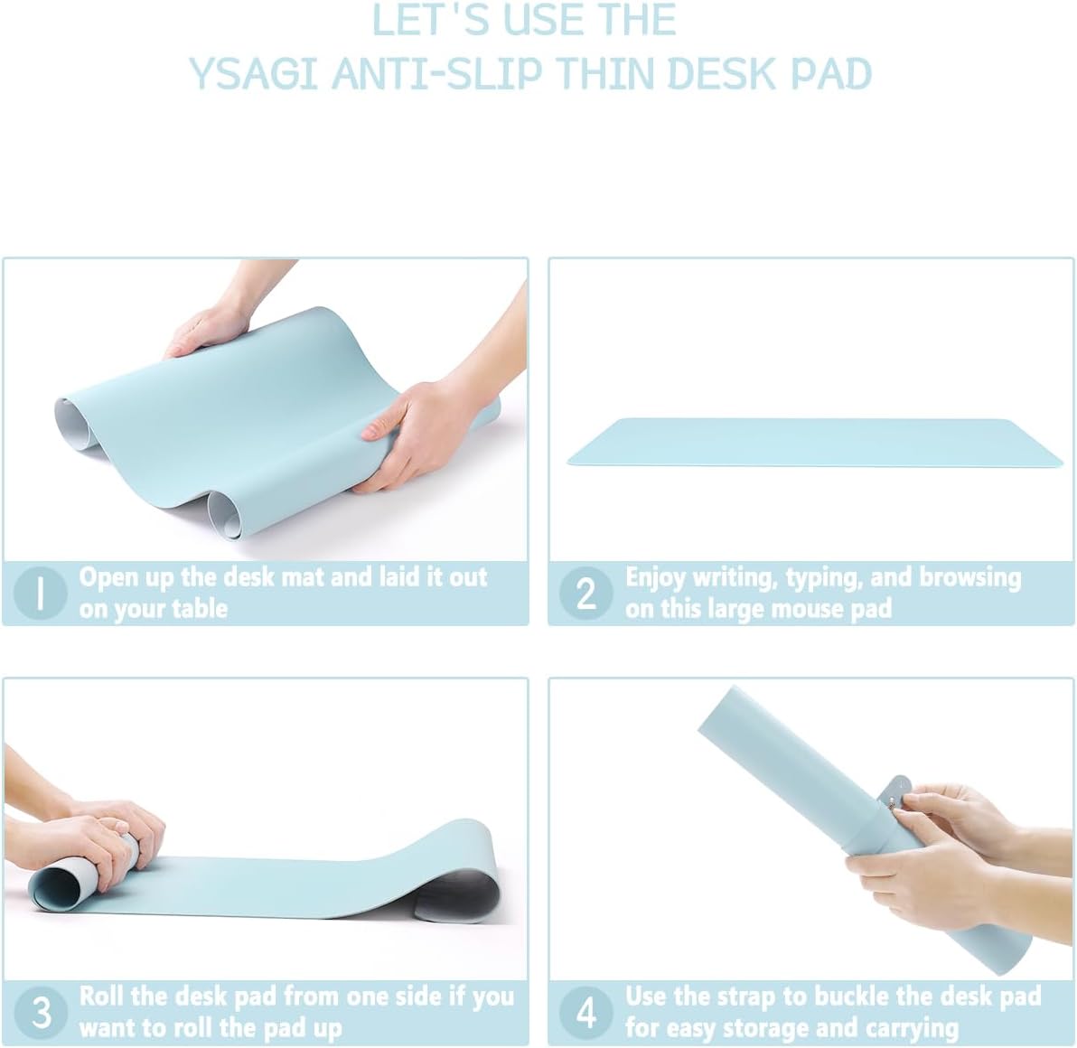 YSAGi Non-Slip Leather Desk Pad, Waterproof Laptop Computer Desk Keyboard Mat, Table Protector Blotter Mat, Large Mouse Pad for Office/Work/Home/Decor(Pink, 23.6" x 13.7") 180 51bnZOs9J+L. AC SL1500 - northernschoolofshiatsu.co.uk