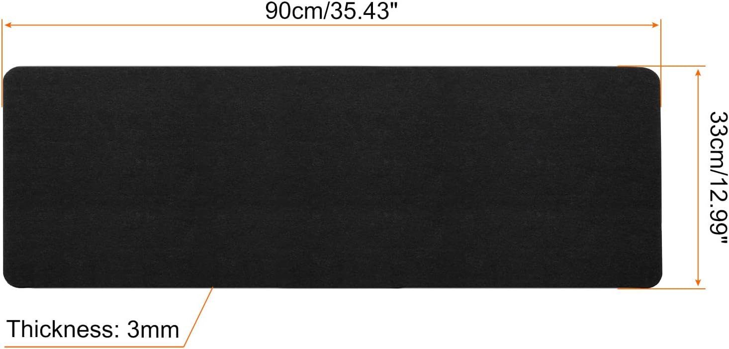 PATIKIL 24"x12" Desk Mat Protector, Felt Dual Side Desktop Pad Writing Mat for Office Home, Black 36 51ca7akgolL. AC SL1500 - northernschoolofshiatsu.co.uk