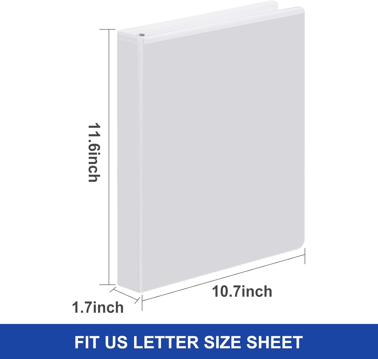 Comix Sturdy 1.5 Inch D-Ring Binders, 1.5'' 3 Ring Binder with Clear View Cover, 1-1/2 Inch Rings Holds 350 Sheets of 8.5" x 11" Paper, 6 Packs (White) 40 51dRpoNFtZL. AC SL1500 - northernschoolofshiatsu.co.uk