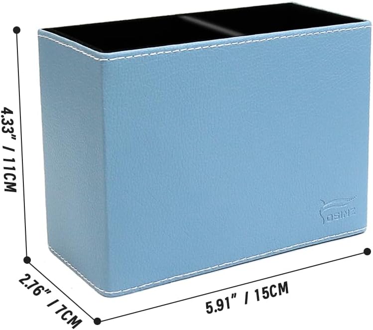 Pen Pencil Holder Cup Container PU Leather Desk Organizer Stand Decor Brush Scissor Holder Decoration Office Desk Home School (3.3" x 3.3" x 4", Black) 20 51eveTQ8zkL. AC SL1001 - northernschoolofshiatsu.co.uk