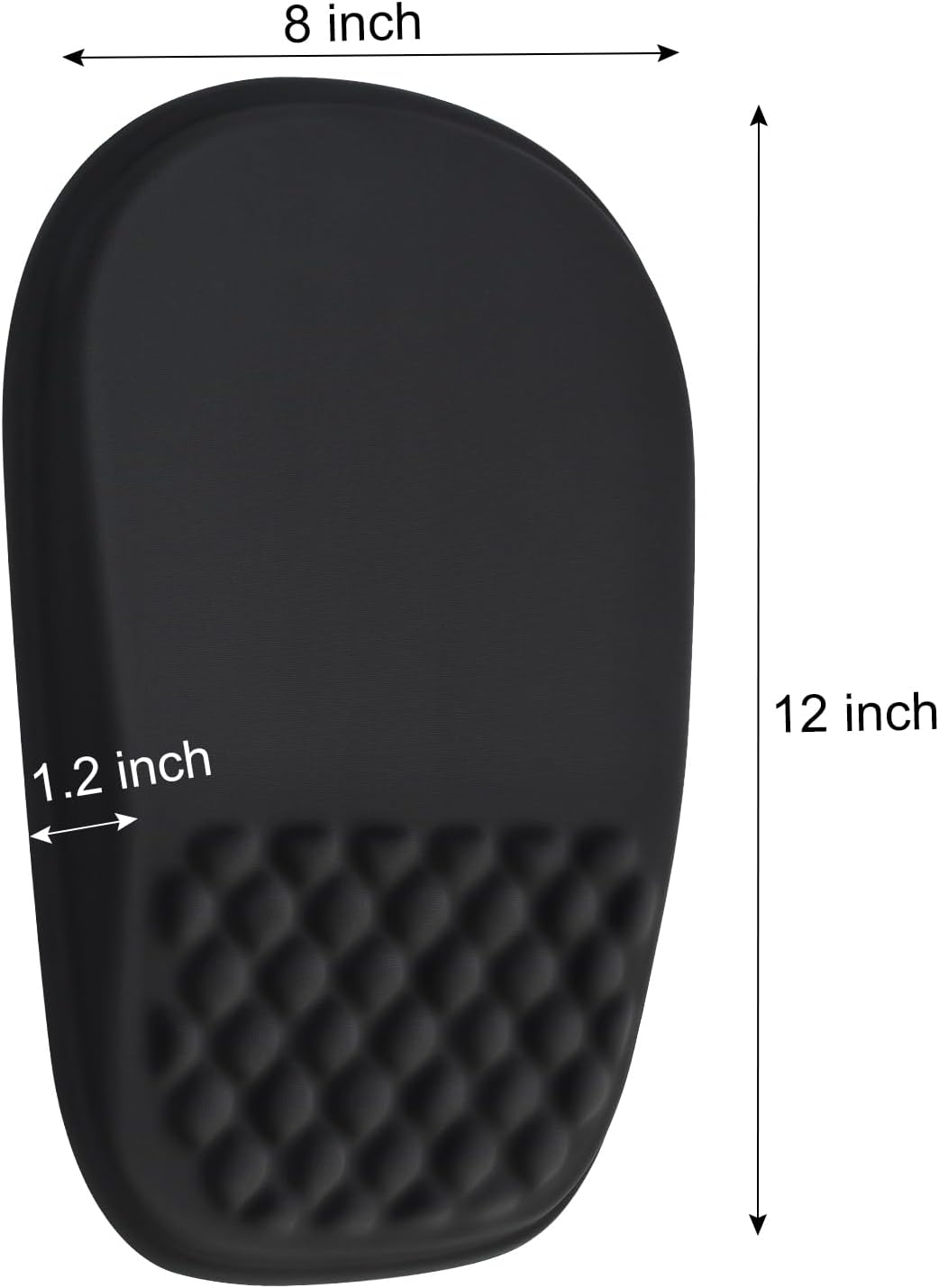 JIKIOU Ergonomic Mouse Pad Wrist Support with Massage Design, Memory Foam Wrist Rest Pain Relief Mousepad with Non-Slip PU Base, Mouse Pads for Wireless Mouse 12x8 inch (Matte Black) 6 51iDmJzcreL. AC SL1500 - northernschoolofshiatsu.co.uk