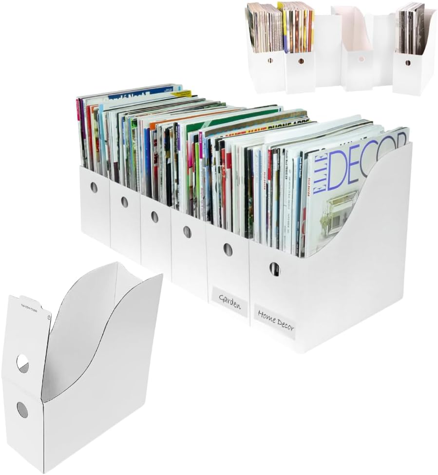 Evelots Magazine File Holder - Set of 6 Mandala - Office Desk Organizer - Sturdy Cardboard - New Upgraded Double Front Panel for More Stability - Full 4 Inch Wide - Easy Assemble 14 51iKmBuOhlL. AC SL1010 - northernschoolofshiatsu.co.uk