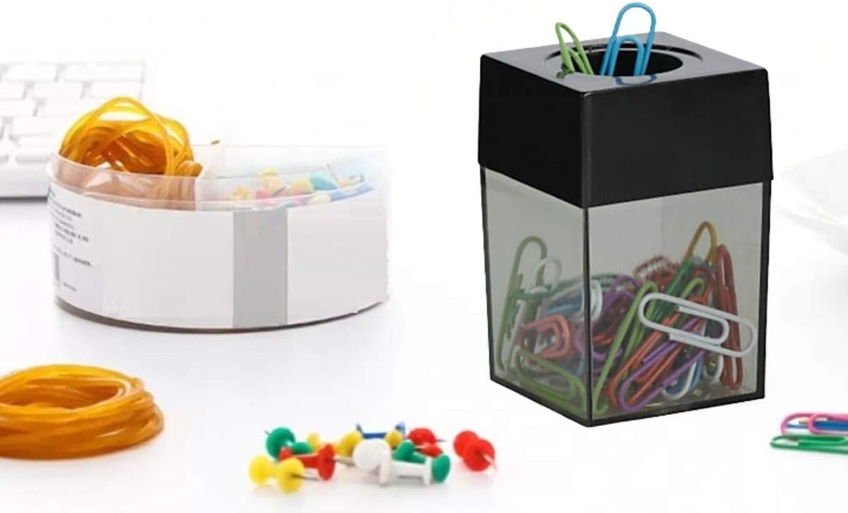 1InTheOffice Magnetic Paper Clip Dispenser, Small Black, 3 Pack with 150 Clips 8 51iXRDvgwOL. AC SL1200 - northernschoolofshiatsu.co.uk