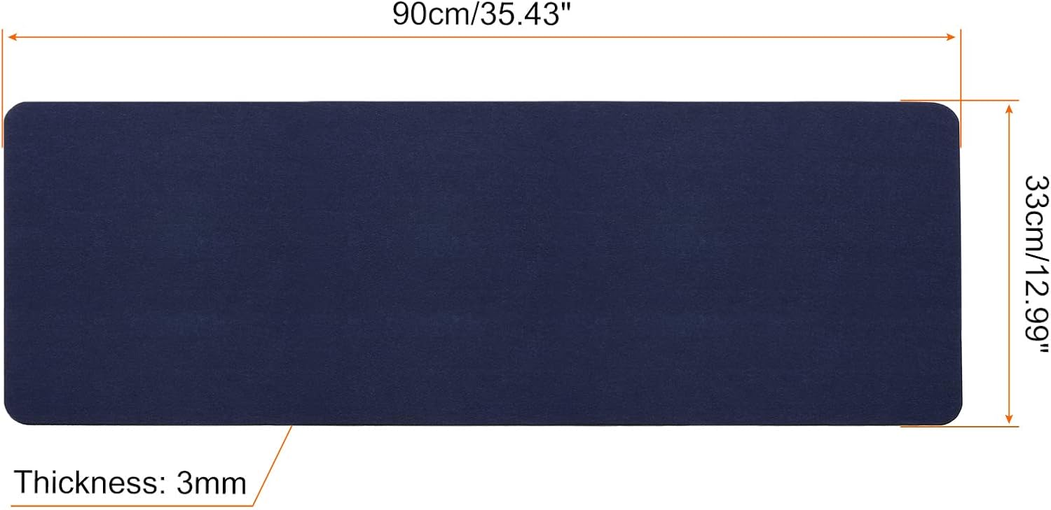PATIKIL 24"x12" Desk Mat Protector, Felt Dual Side Desktop Pad Writing Mat for Office Home, Black 24 51izjNRL0fL. AC SL1500 - northernschoolofshiatsu.co.uk