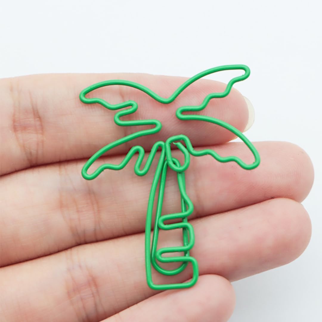 100Pcs Coconut Tree Shape Paper Clips, Metal Bookmarks Planner Clips, Cute Palm Tree Shape Paper Clips with Box, for Office, School Use 8 51jspzYc5FL. AC SL1080 - northernschoolofshiatsu.co.uk