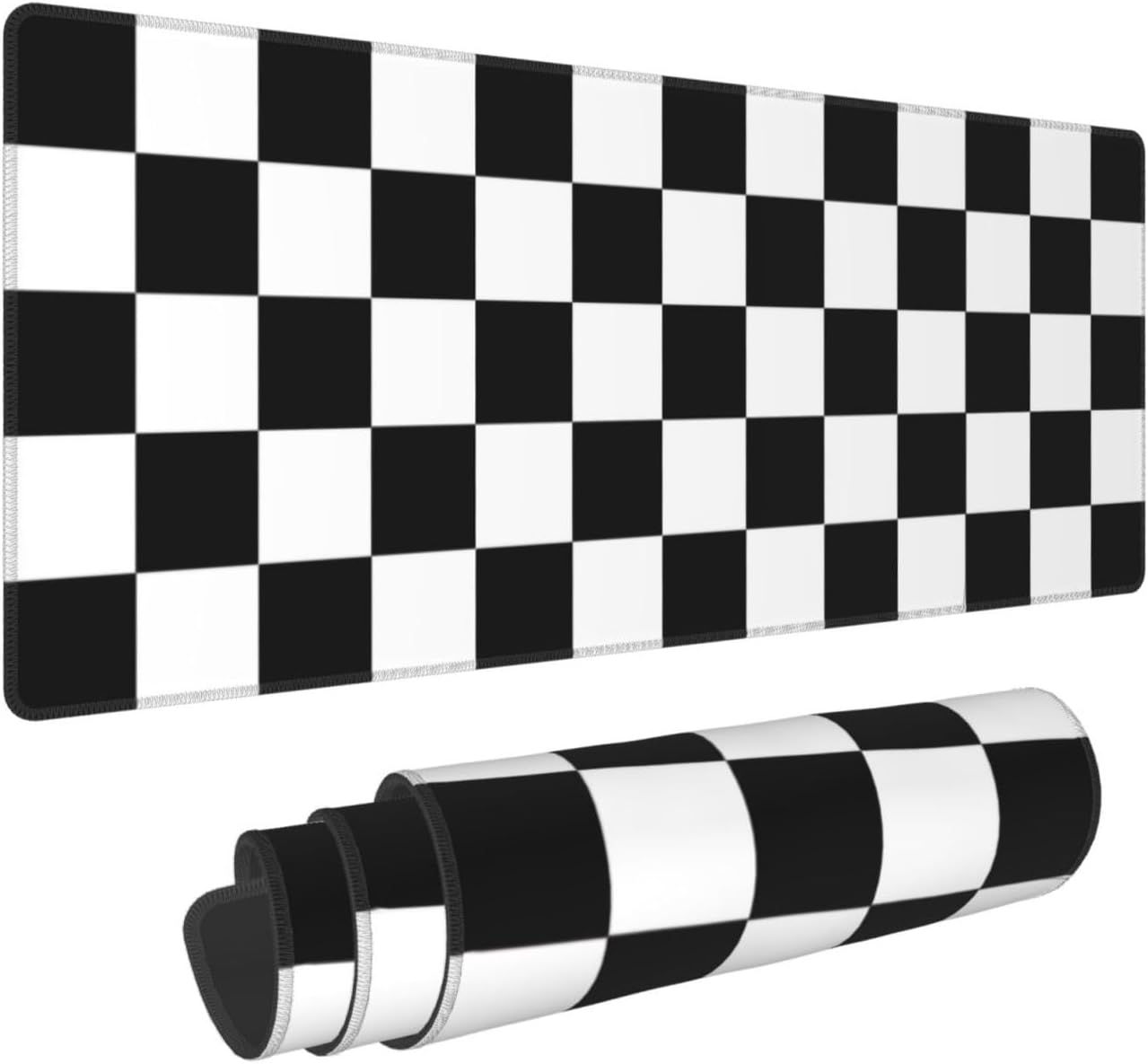 Black and White Checkered Mouse Pad Extended Large Gaming Mousepad XL Big Long Oversized Desk Mat Stitched Edges 31.5 X 11.8 Inch for Home Office 7 51ktdLw0iyL. AC SL1500 - northernschoolofshiatsu.co.uk