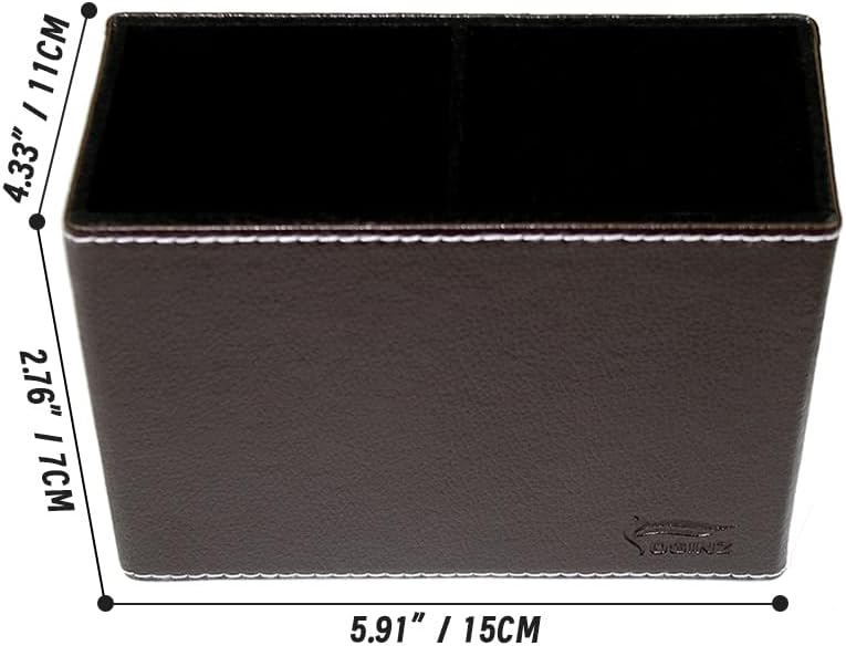 Pen Pencil Holder Cup Container PU Leather Desk Organizer Stand Decor Brush Scissor Holder Decoration Office Desk Home School (3.3" x 3.3" x 4", Black) 40 51lMkOytYtL. AC SL1001 - northernschoolofshiatsu.co.uk