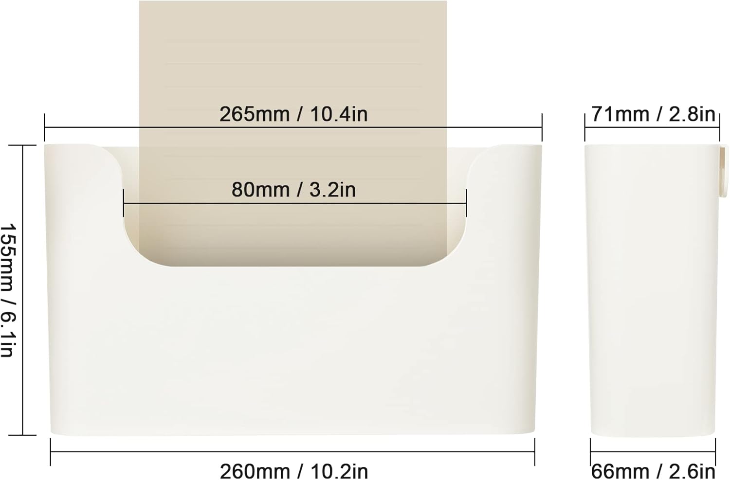 YOHOM No Drilling File Holder Wall Mails Magazines Organizer Adhesive Door Mount, Single Pocket, (White 1) 2 51lv3tgmVaL. AC SL1500 - northernschoolofshiatsu.co.uk