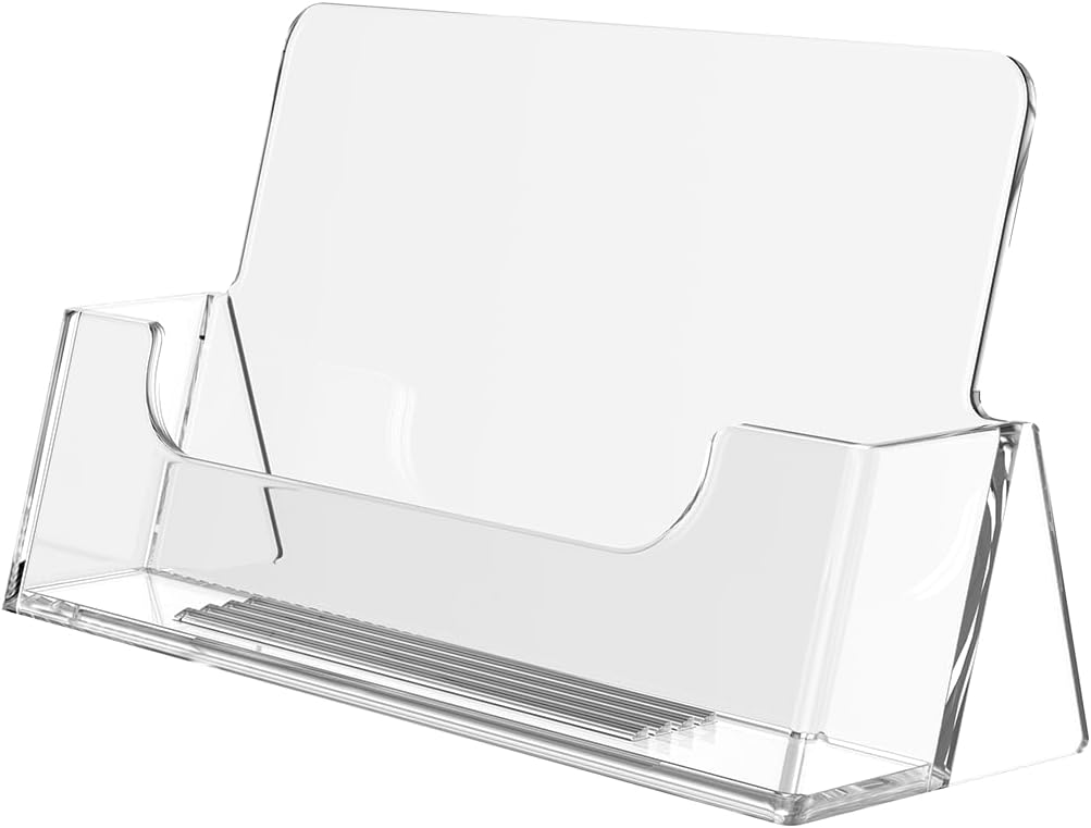Marketing Holders 2 Pack Vertical Business Card Holder Desktop Display for 2" x 3.5" Appointment and Contact Cards at Medical and Dental Offices Lightweight Clear Acrylic Take A Card Display 1 51msQIGfWSL. AC SL1280 - northernschoolofshiatsu.co.uk